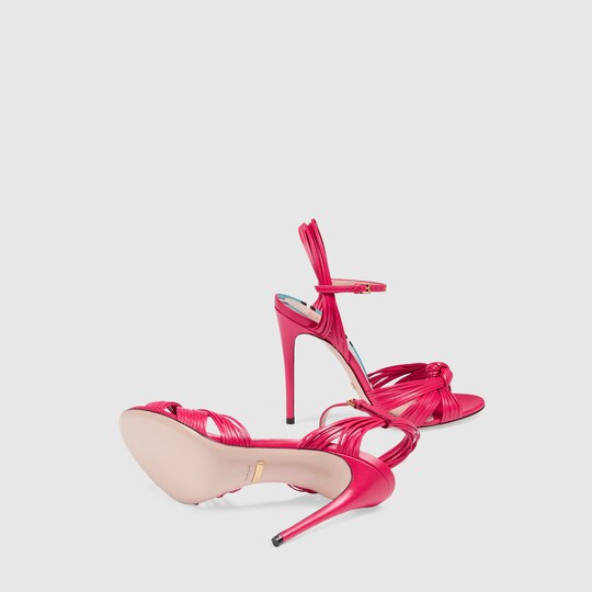 gucci knot heels