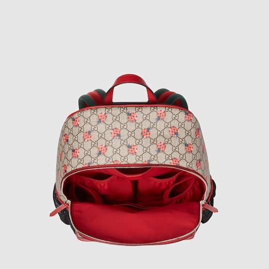 Gucci Children GG ladybugs diaper bag 433178K2N2N8625