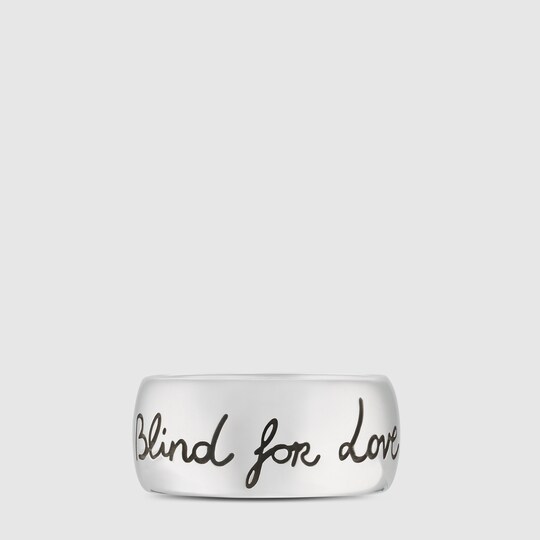 Gucci Blind For Love' ring in silver - 455248J84000701
