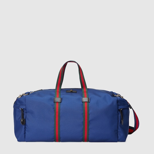 gucci techno canvas duffle bag