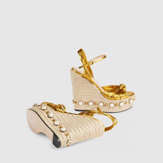 gucci knot heels