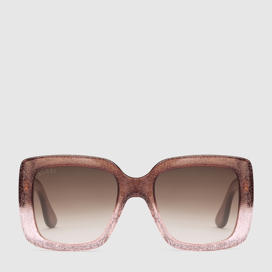 Light Sonnenbrille mit quadratischem Rahmen aus Optyl