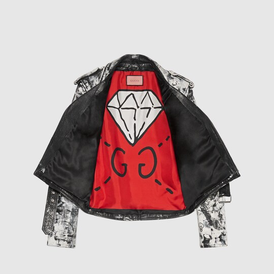 guccighost bomber jacket