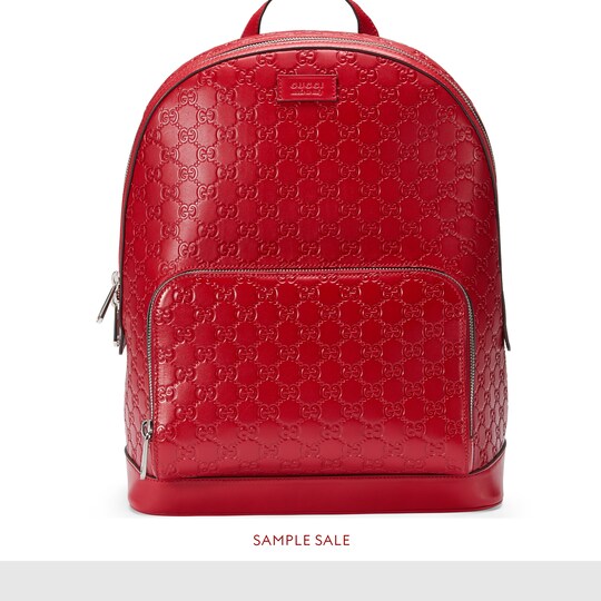 Gucci Signature leather backpack Gucci Men's Backpacks 406370CWCCN8646