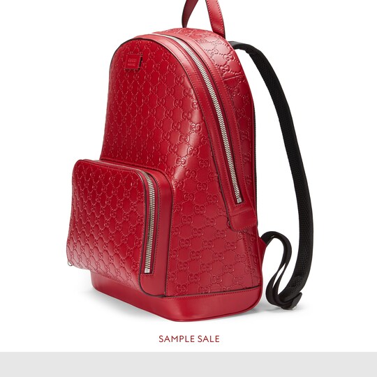 Gucci Signature leather backpack Gucci Men's Backpacks 406370CWCCN8646