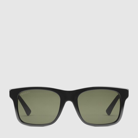 gucci glasses red and green