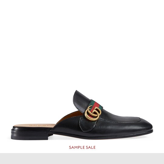 gucci princetown leather slipper