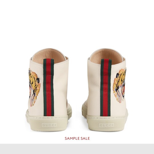 gucci high top sneakers tiger