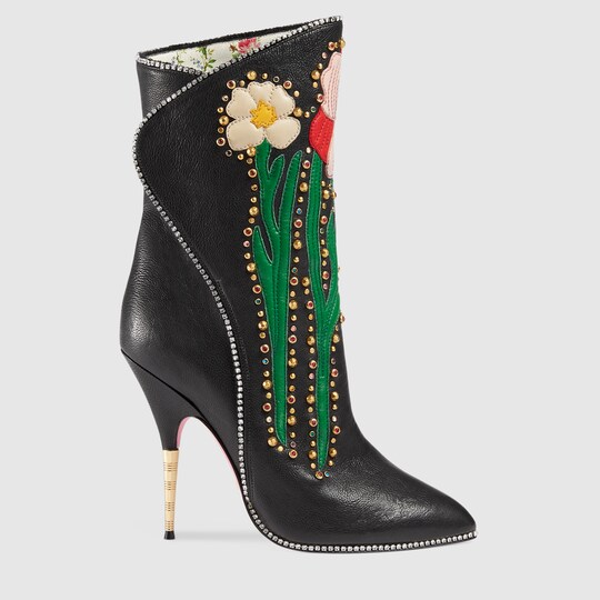 chaussure gucci avec fourrure