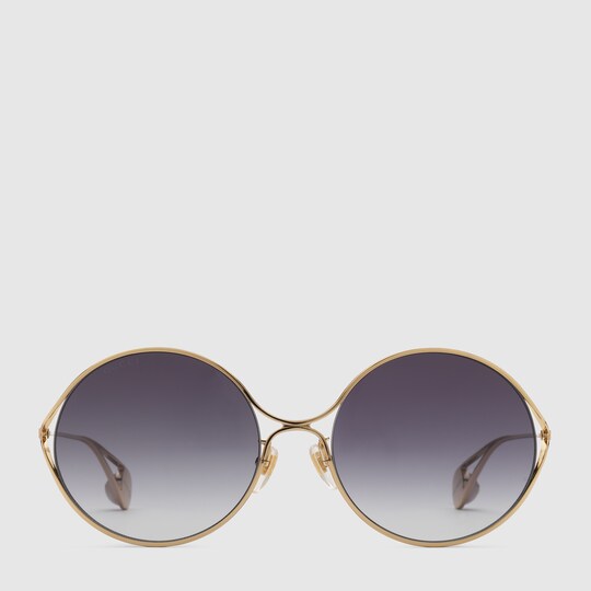 gucci round frame