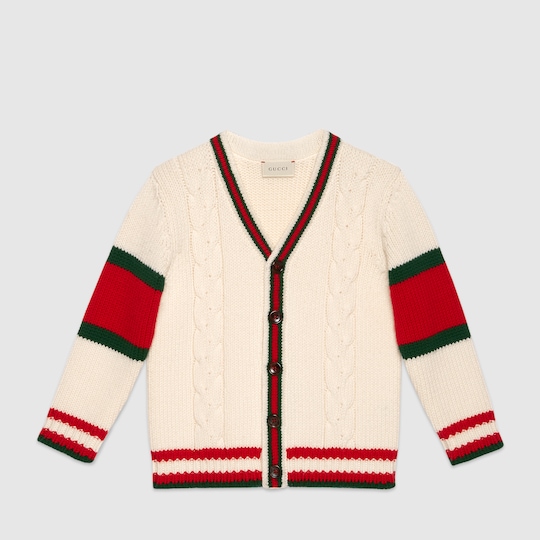 childrens red cardigan