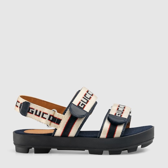 gucci stripe sandal