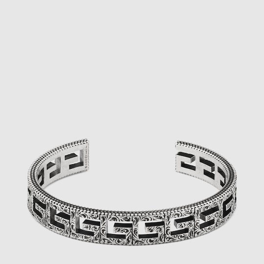 Gucci Cuff bracelet with Square G motif. 2