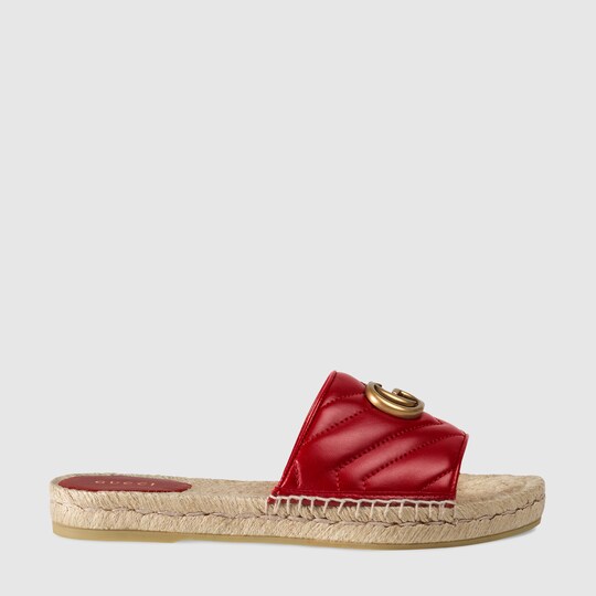 Gucci Leather espadrille sandal. 2