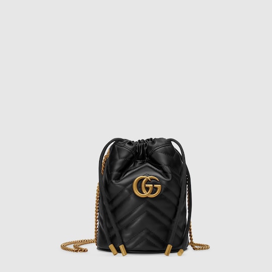 Gucci GG Marmont mini bucket bag. 2