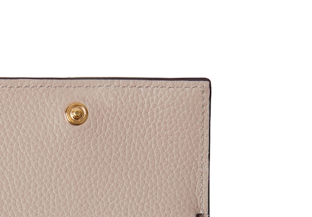 ダブルG バイカラー ミニ ウォレット ・ベージュ＆ホワイト GG