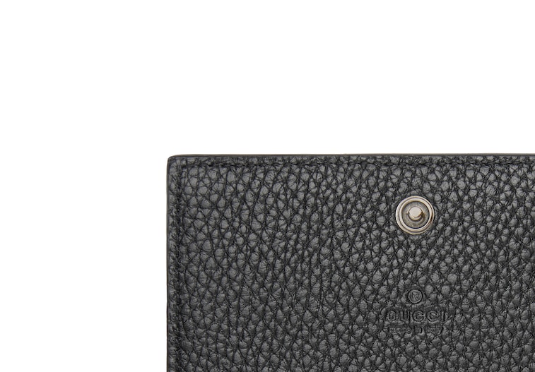 GUCCI ロゴ カードケース（名刺入れ） ・ブラック レザー