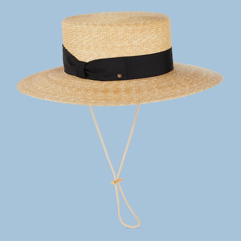 Straw boater hat Detail 5