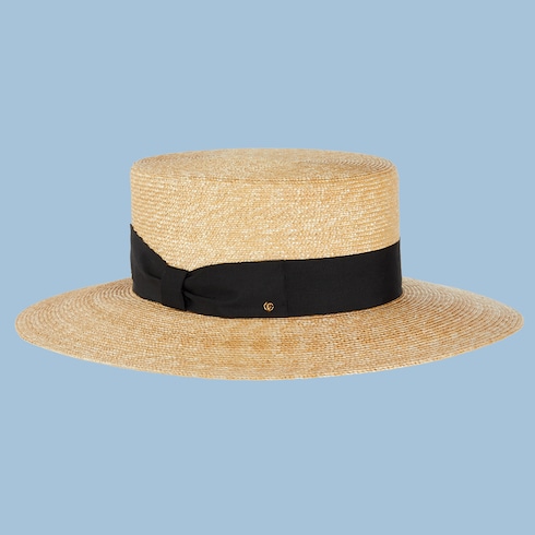 Straw boater hat Detail 2