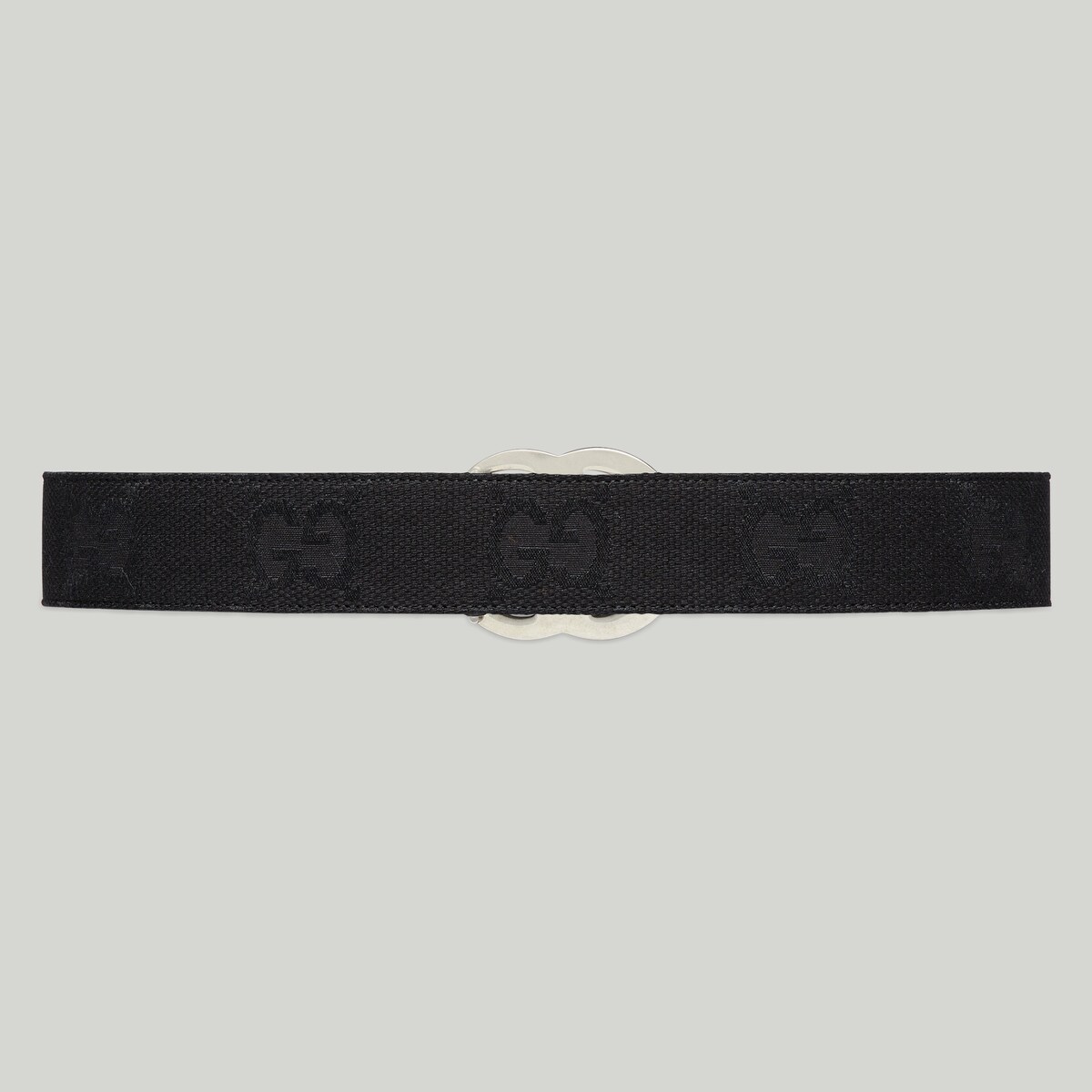 GG Marmont belt with maxi GG in black canvas GUCCI® Australia