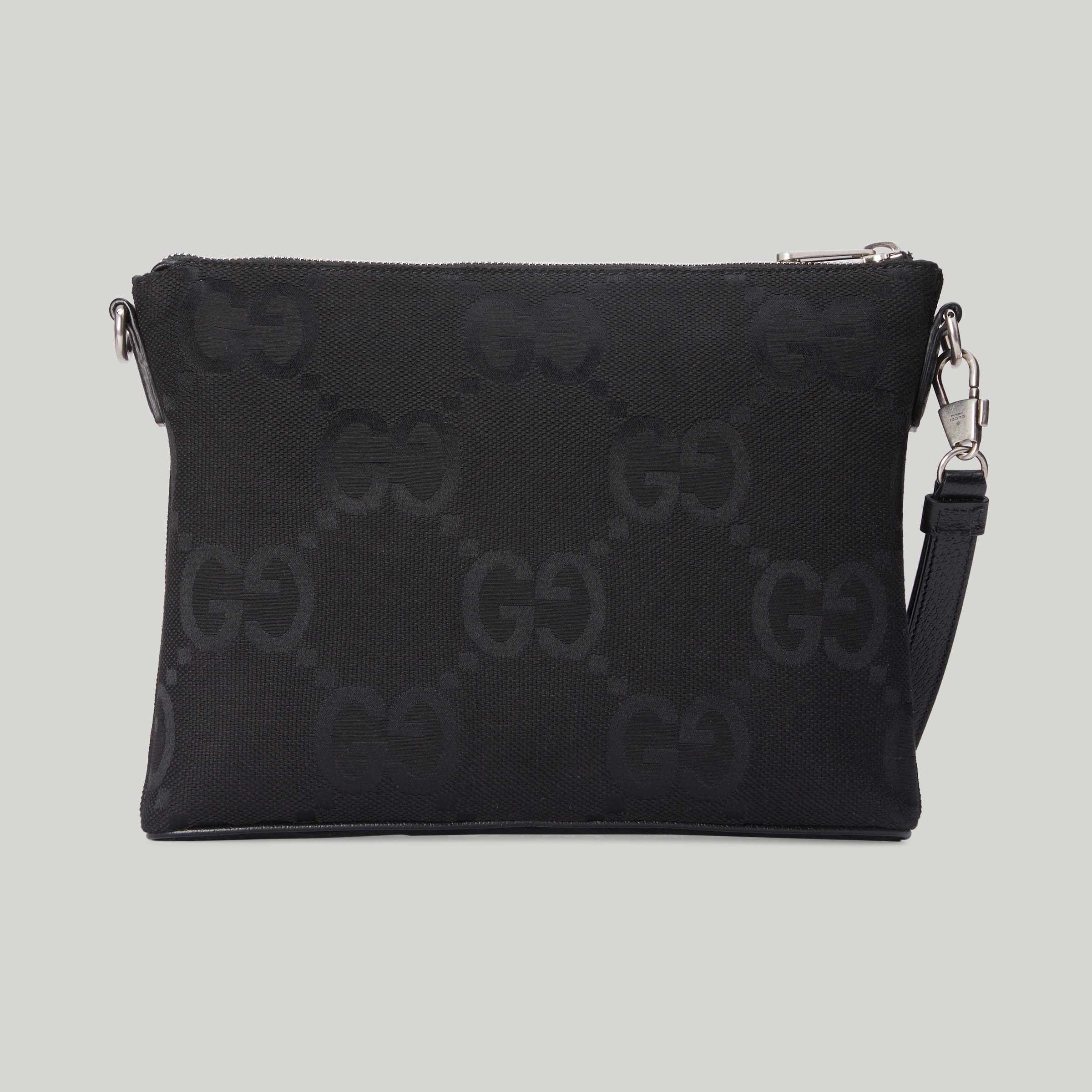 ジャンボGG ミディアム メッセンジャーバッグブラック キャンバス GUCCI® JP