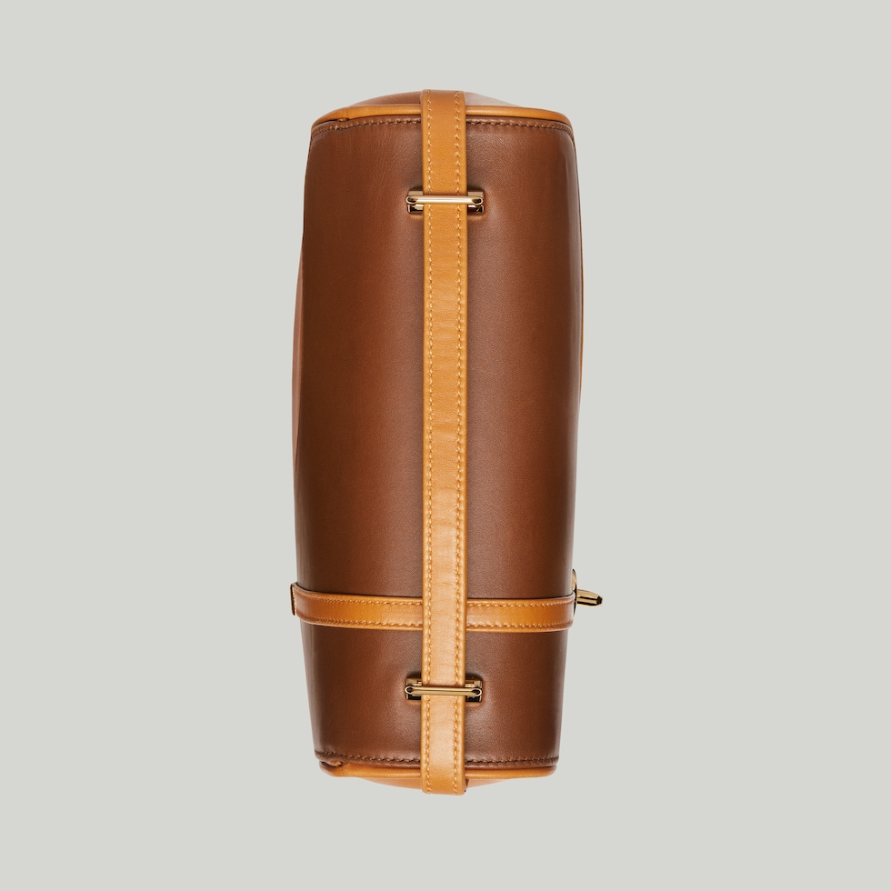 Sacoche De Selle HILASON En Cuir – Marron Foncé – équitation Western – NEUF