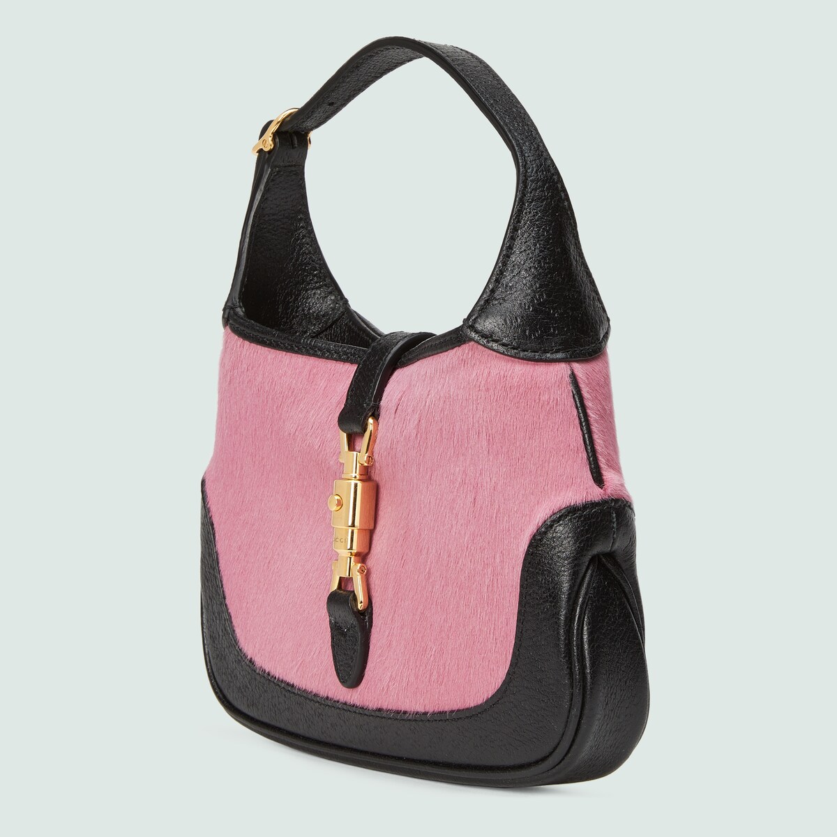 Jackie 1961 mini calf hair bag in pink GUCCI® US