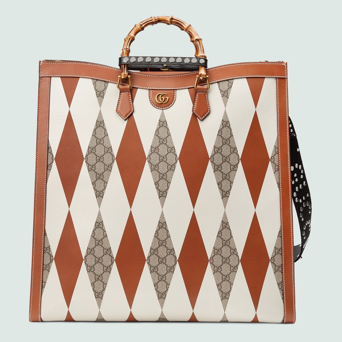 Gucci Diana maxi tote in multicolor canvas leather GUCCI® US