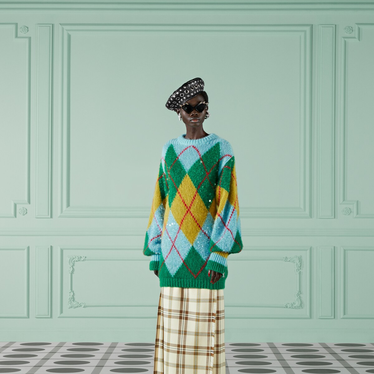 Mohair and sequin sweater in multicolor GUCCI® Canada