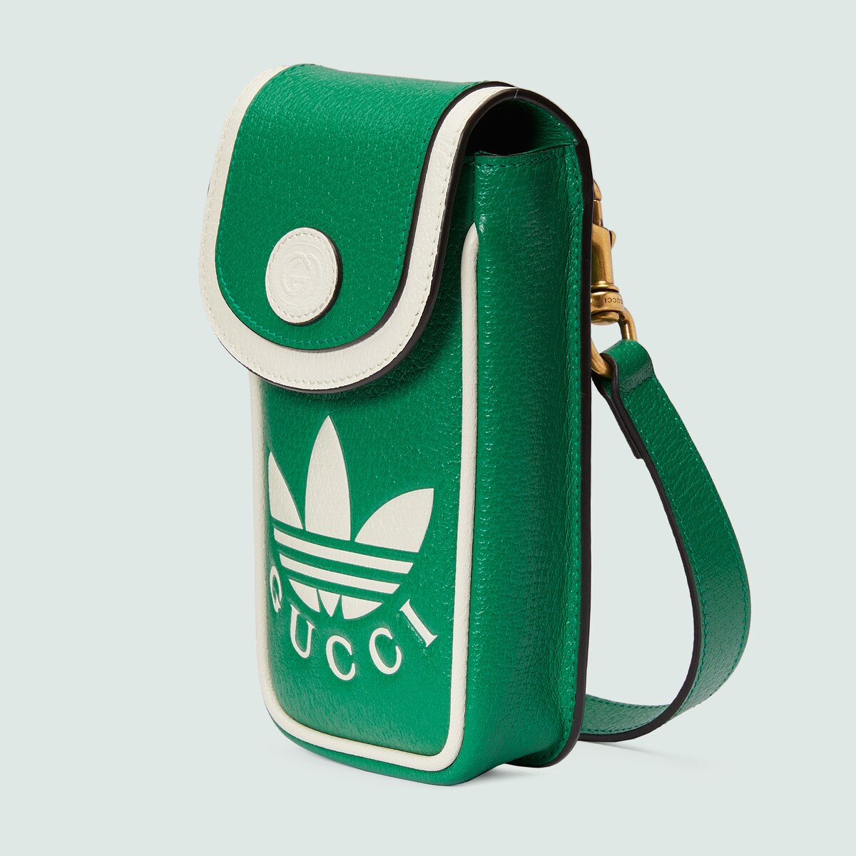 adidas x Gucci mini bag with strap in green leather GUCCI® MX