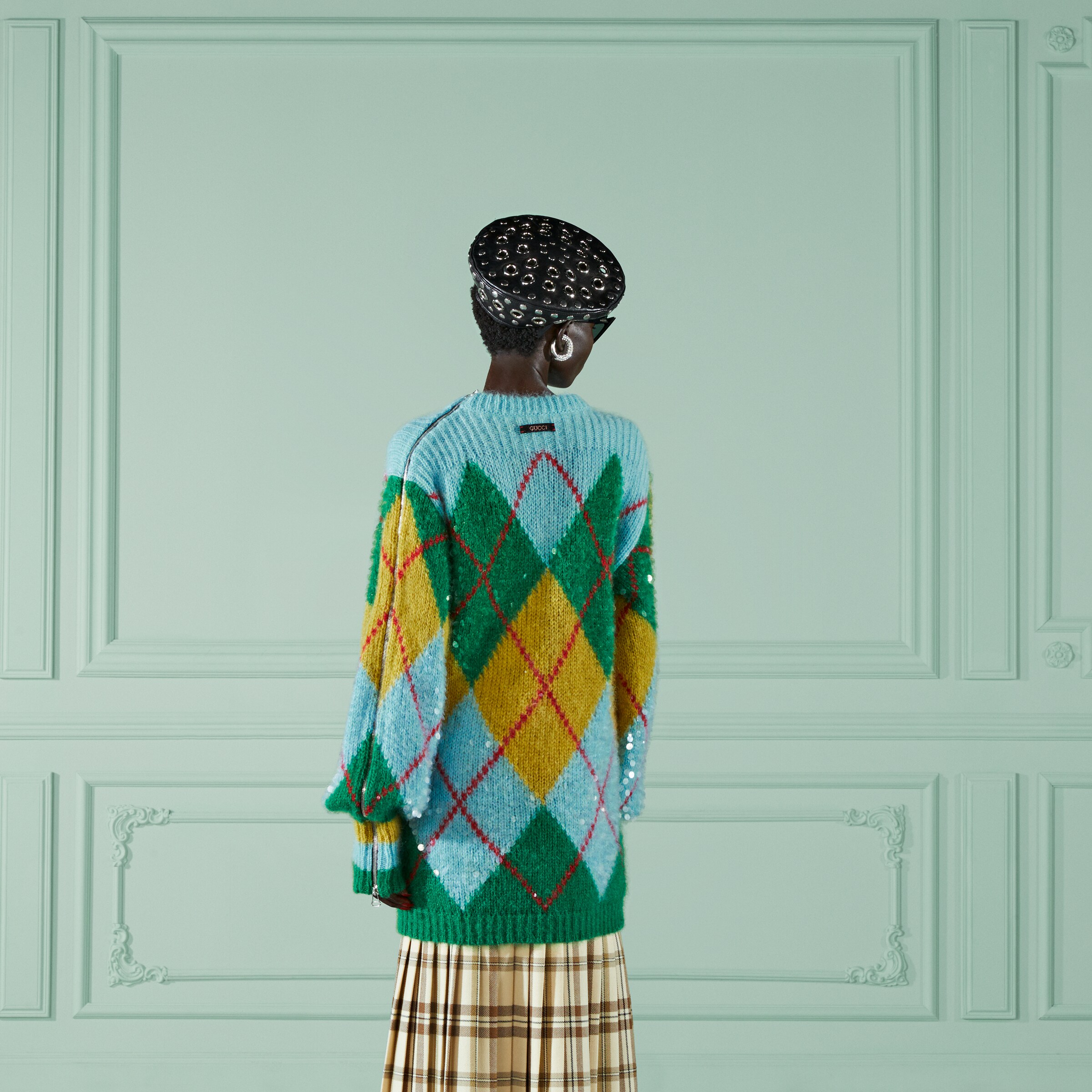 Mohair and sequin sweater in multicolor GUCCI® Canada