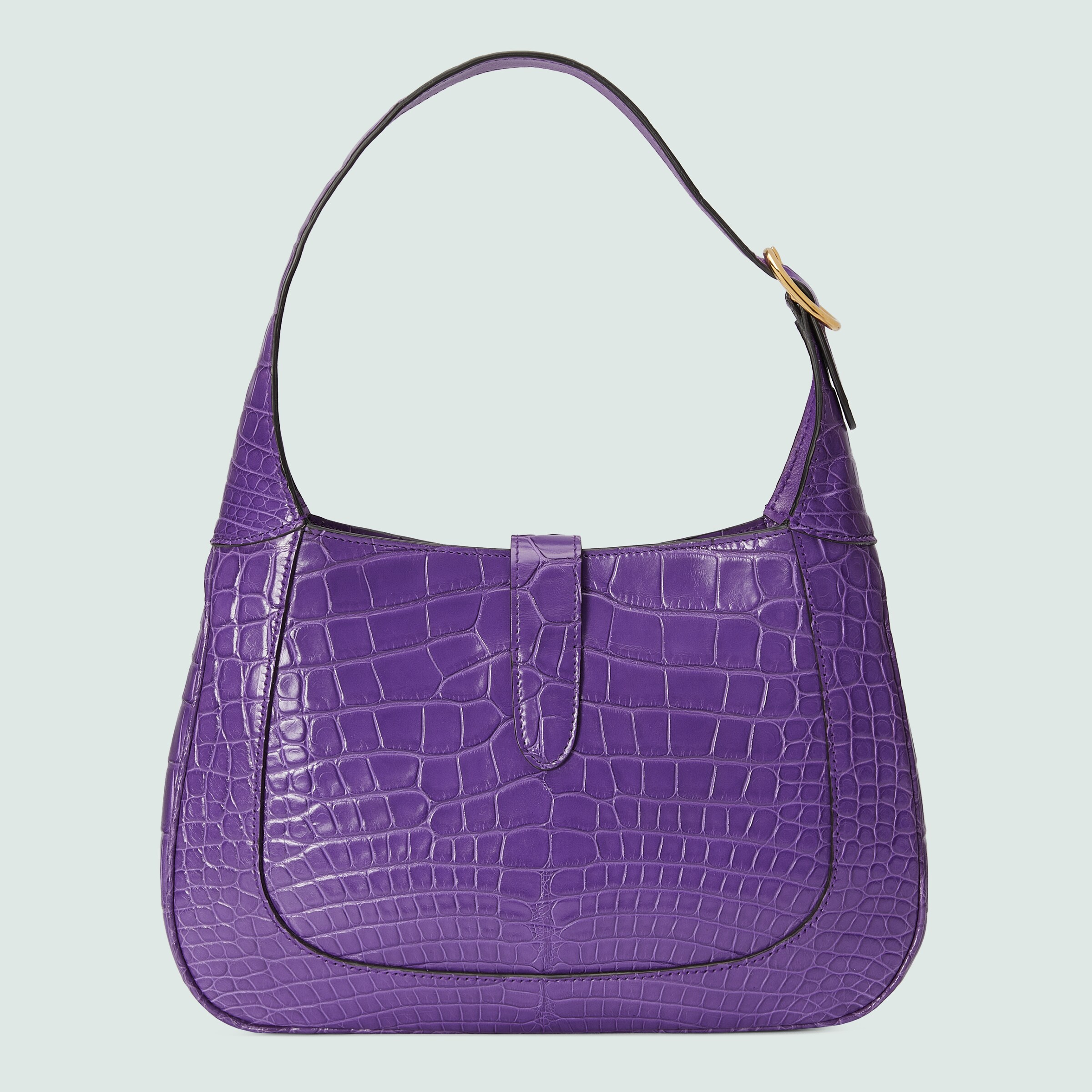 Jackie 1961 small crocodile bag in purple GUCCI® US