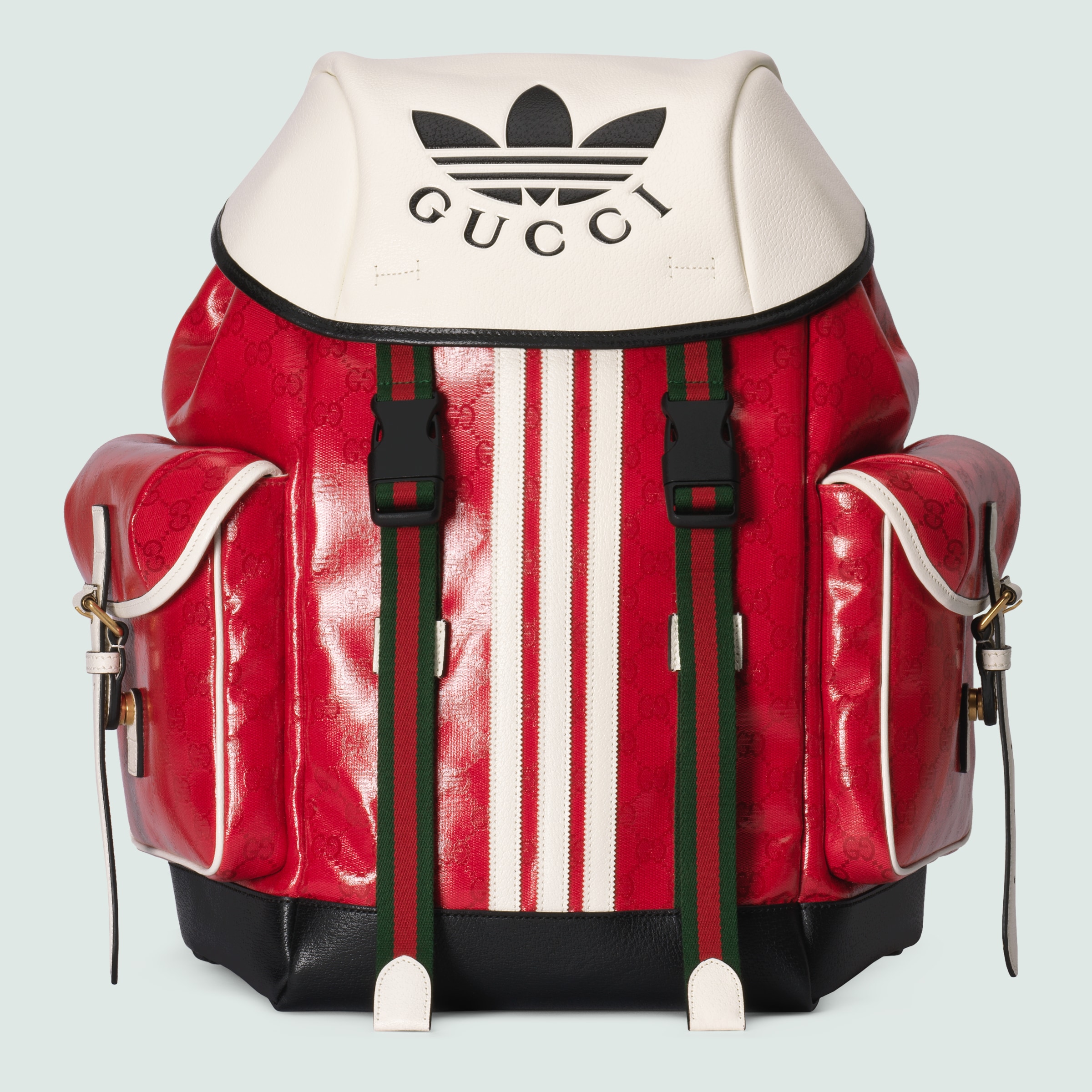 adidas x Gucci backpack in red Crystal canvas GUCCI® US
