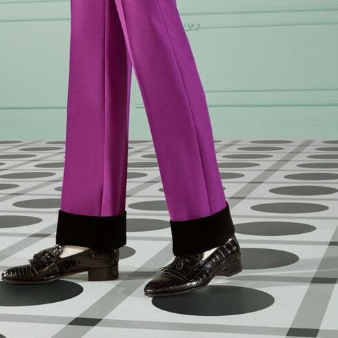 Purple gucci pants sales