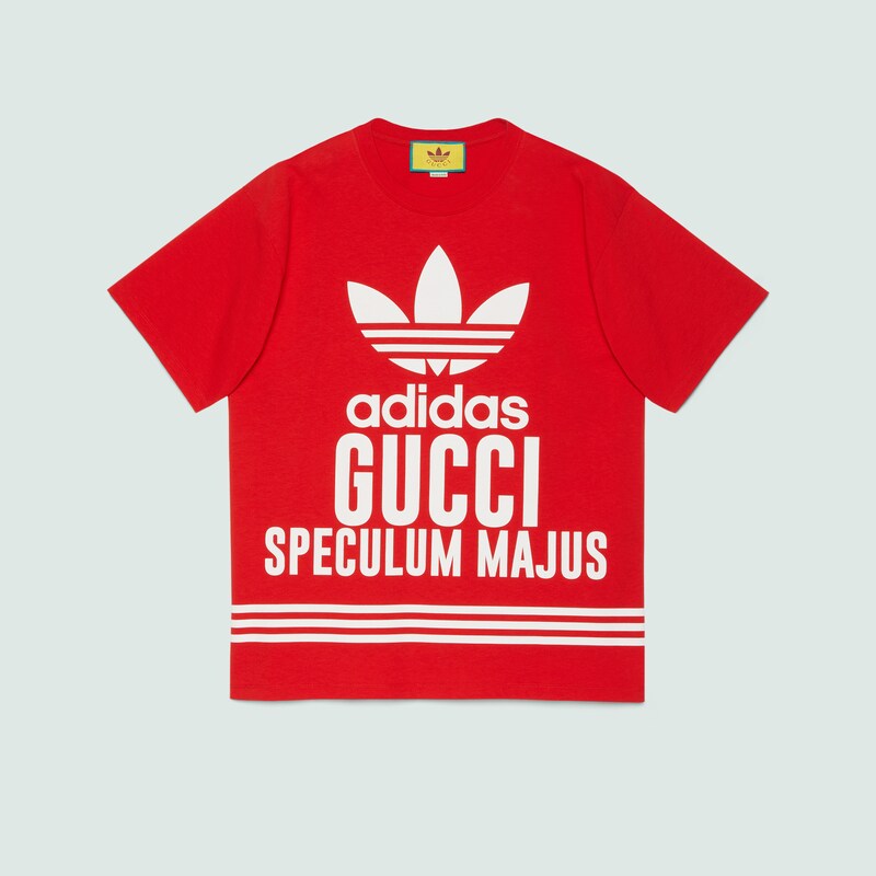 adidas x Gucci コットンジャージー Tシャツ