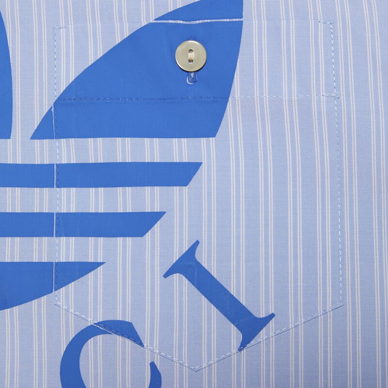 blue striped adidas