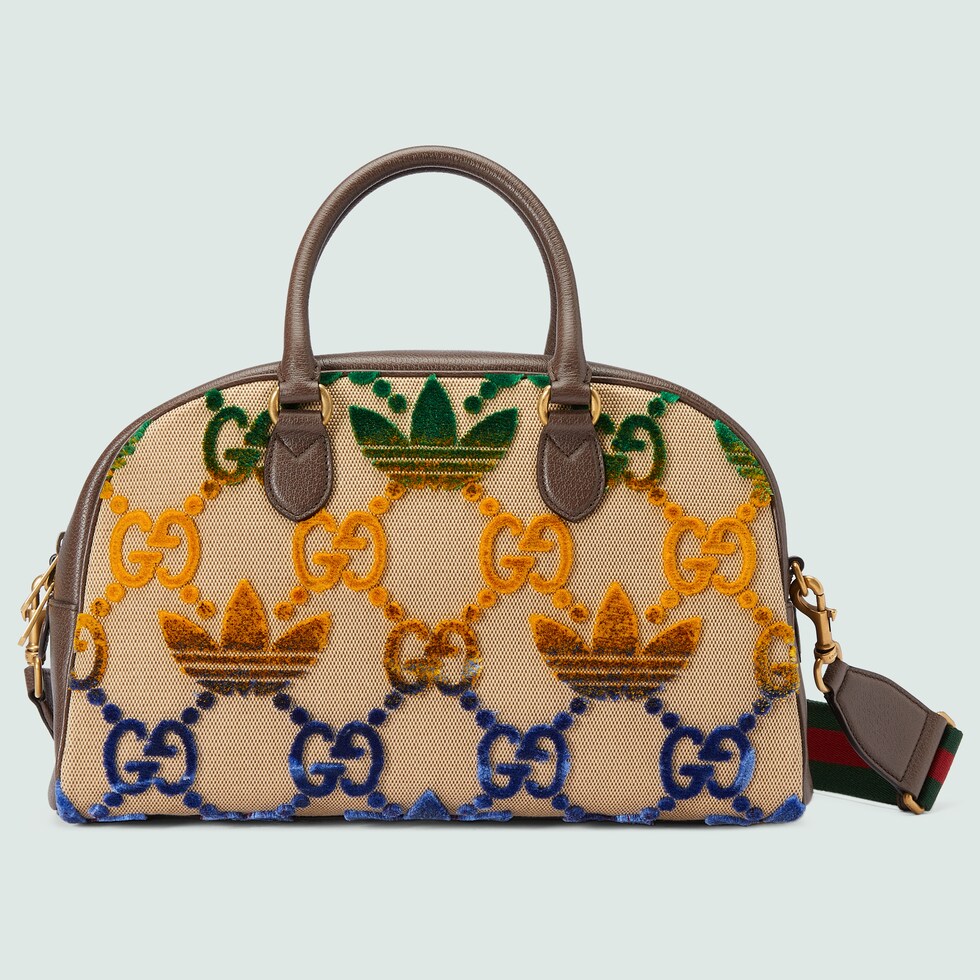 adidas x Gucci ミディアム ダッフルバッグマルチカラー キャンバス 
