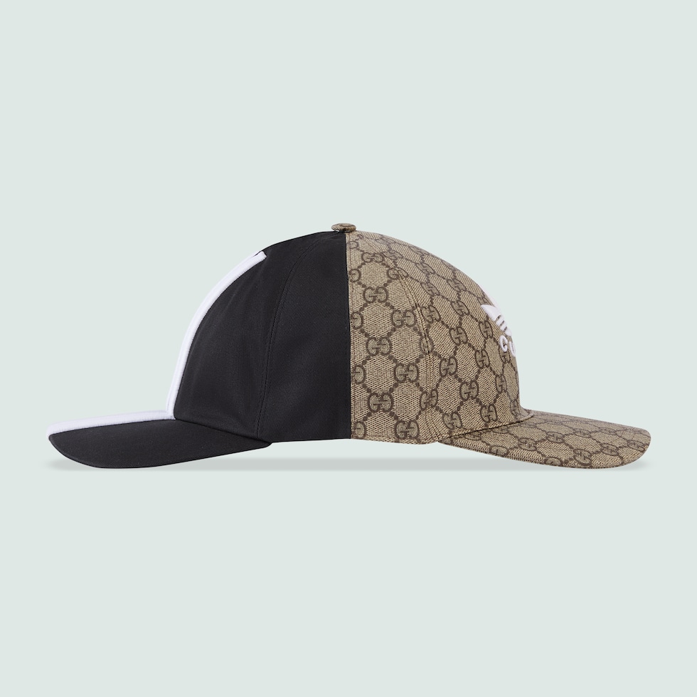 Casquette à double visière adidas x Gucci en beige et noir GUCCI® FR