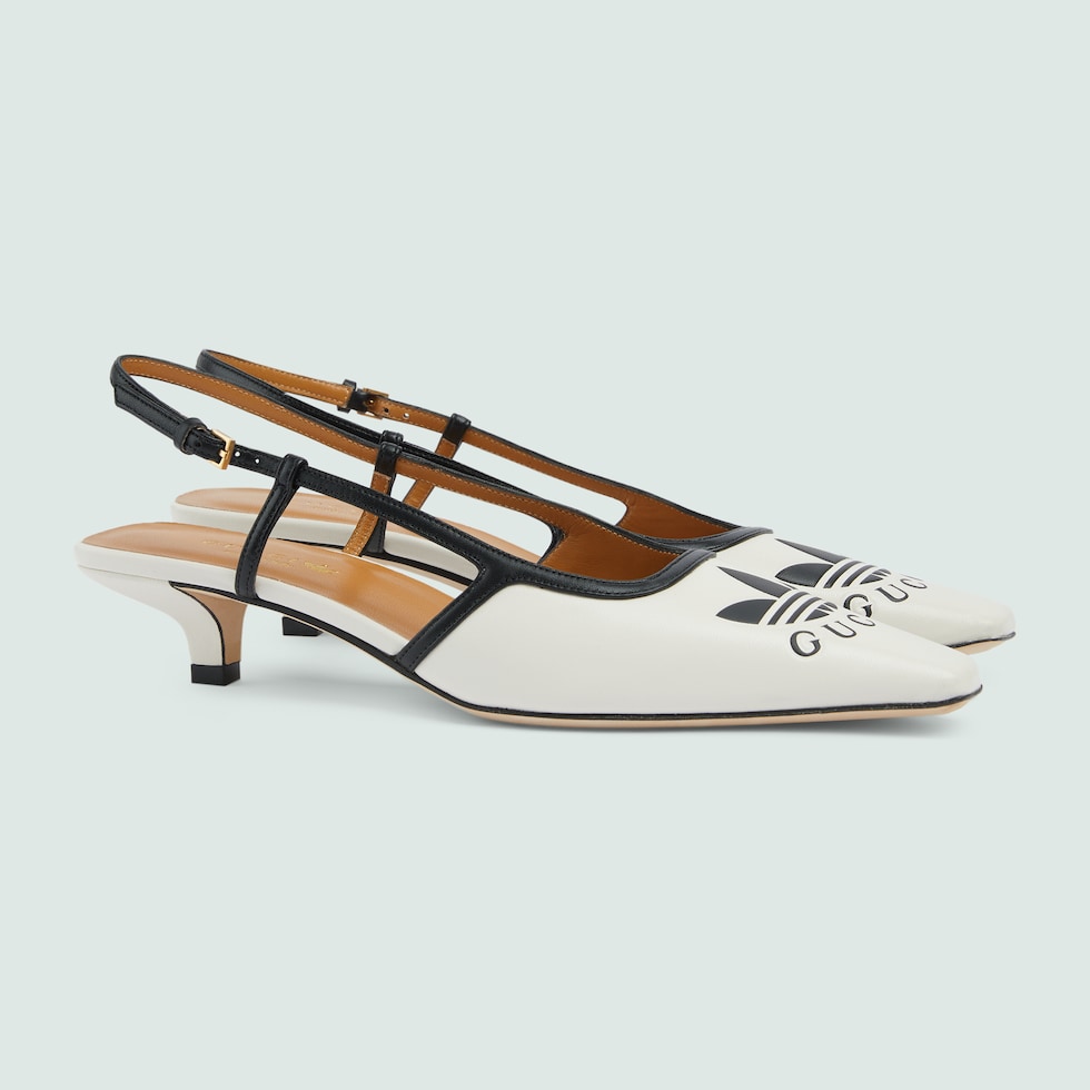 adidas x Gucci women's pump in off white leather GUCCI® UK