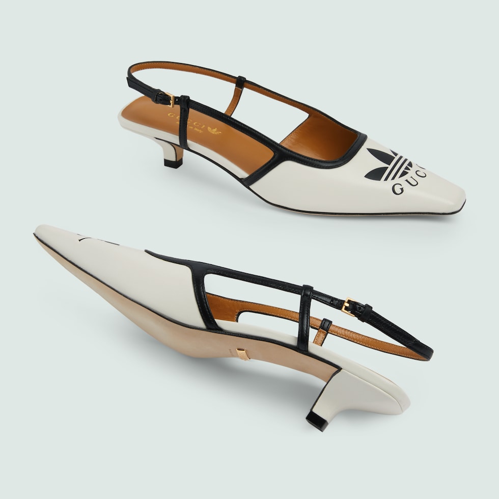 adidas x Gucci women's pump in off white leather GUCCI® UK