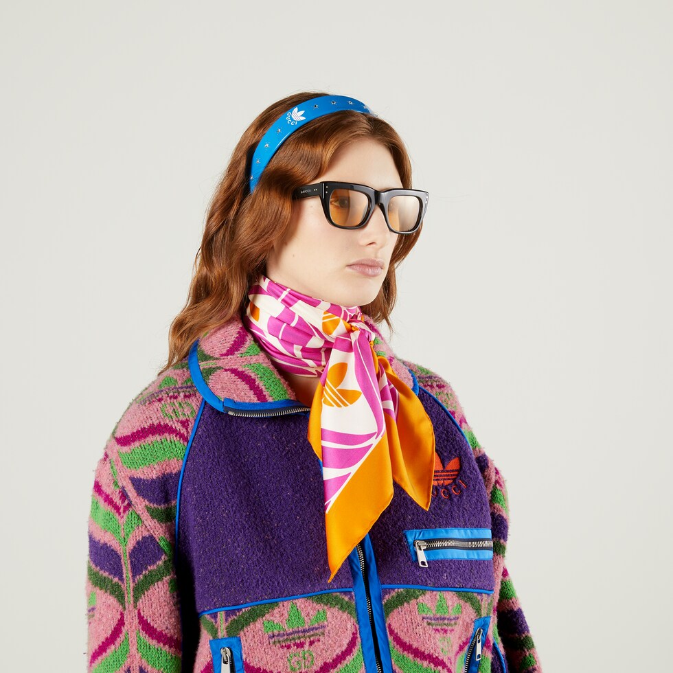 adidas x Gucci シルク スカーフ