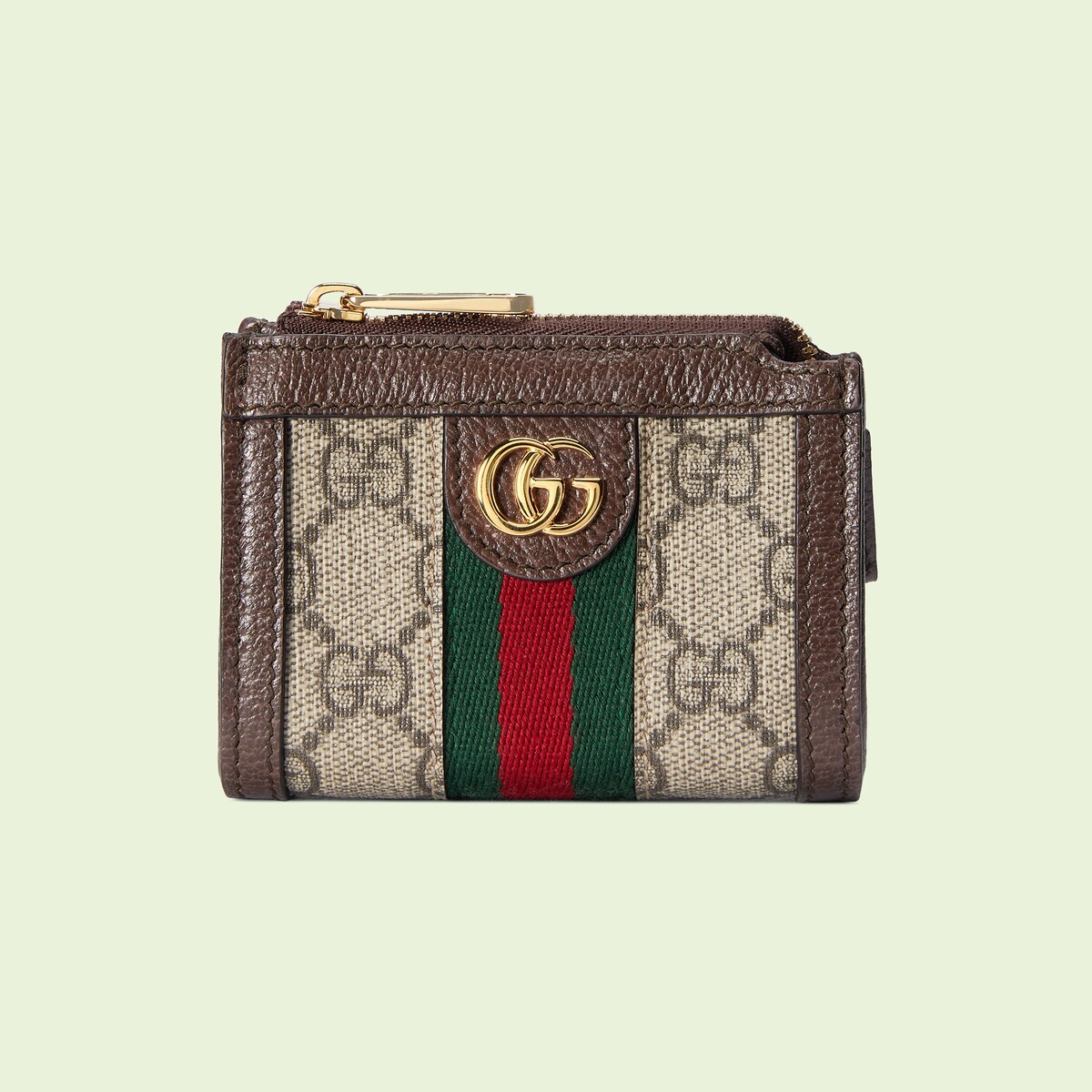 Ophidia coin purse with keychain in beige and ebony GG Supreme GUCCI® NZ