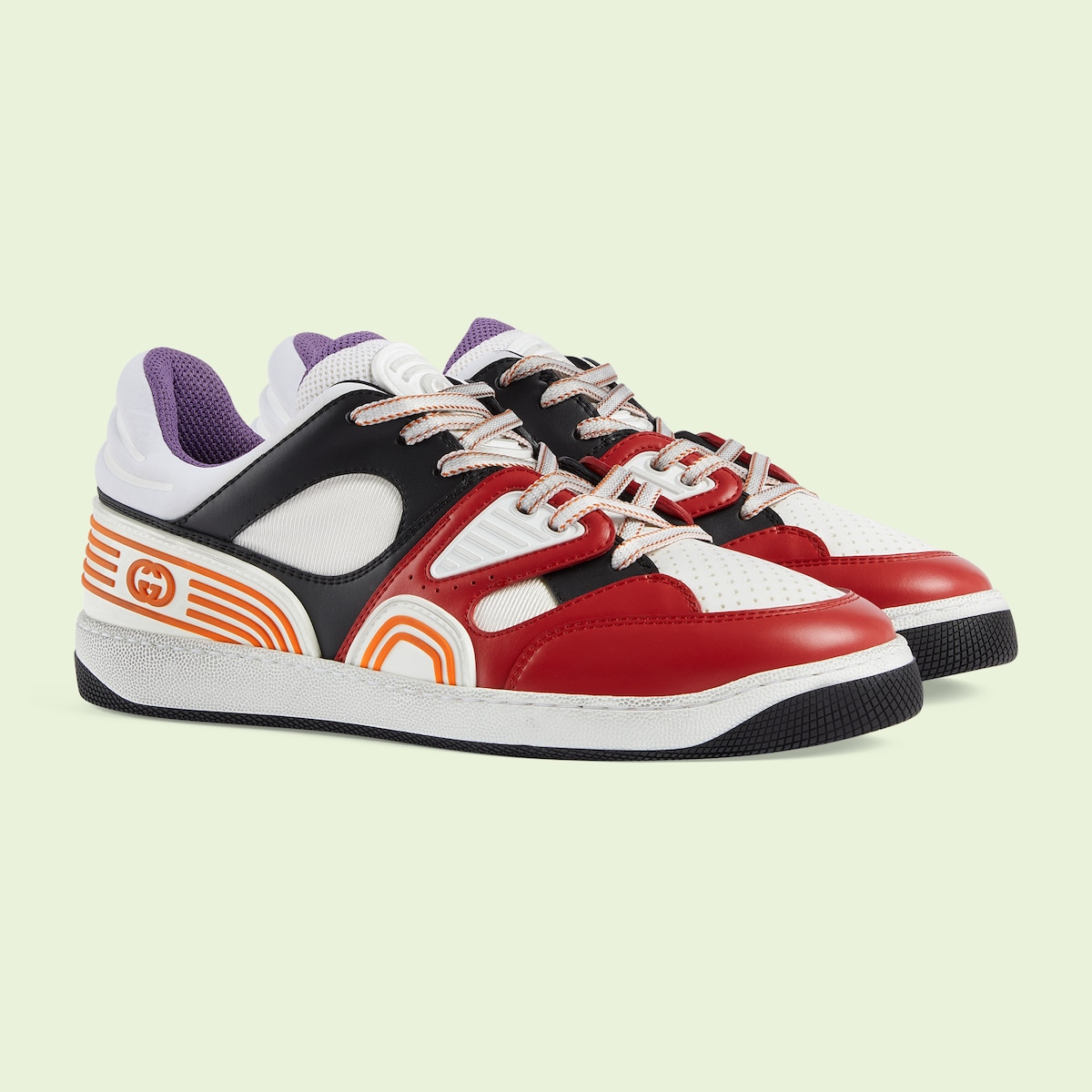 Men's Gucci Basket sneaker in multicolor Demetra GUCCI® US