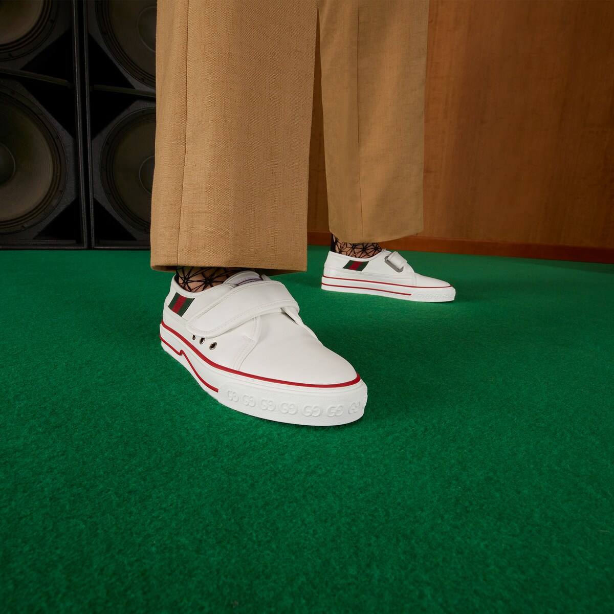 Women's Gucci Tennis 1977 sneaker in white leather GUCCI® US