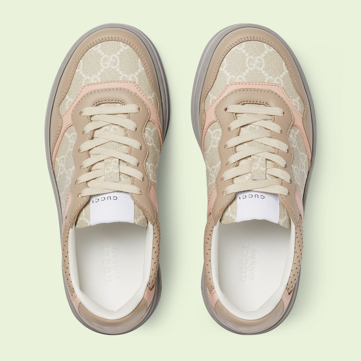Women's GG sneaker in white and beige Supreme GUCCI® NZ