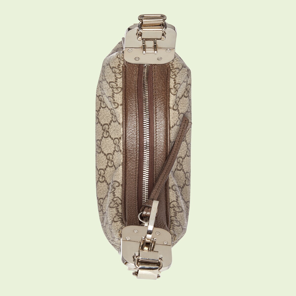 Gucci Attache small shoulder bag in beige and ebony Supreme GUCCI® US