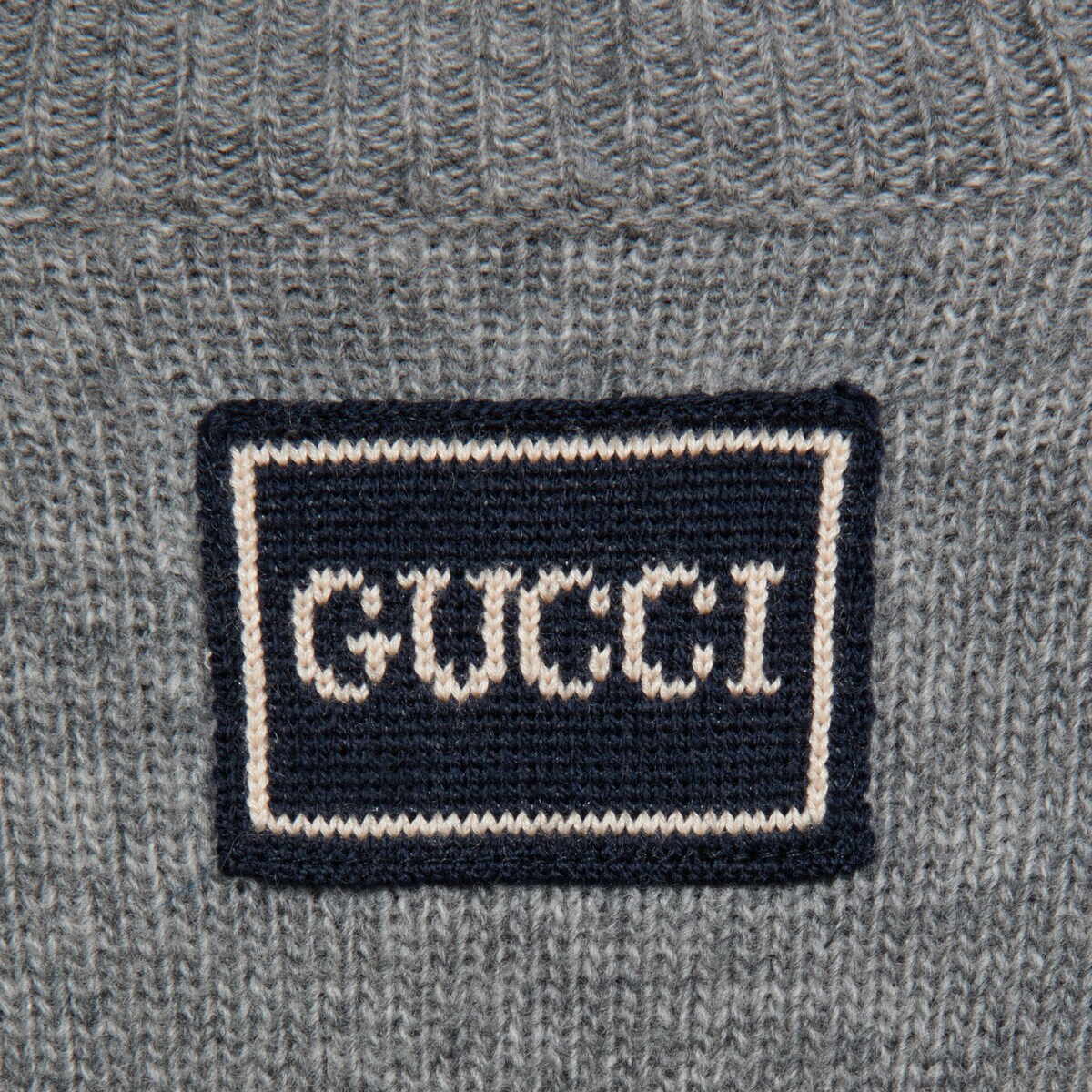 그레이 구찌 패치 울 스웨터 구찌® 코리아