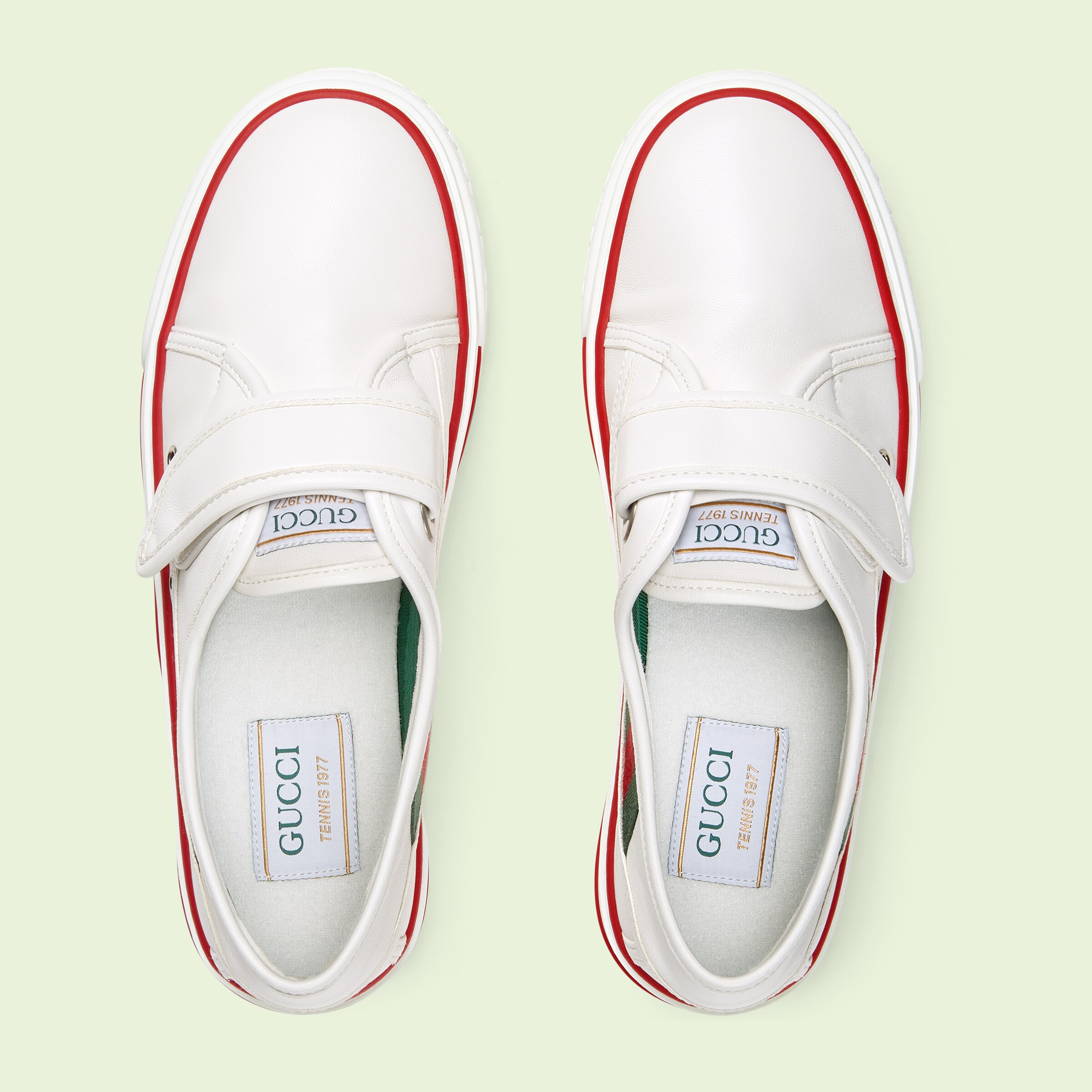 Women's Gucci Tennis 1977 sneaker in white leather GUCCI® US
