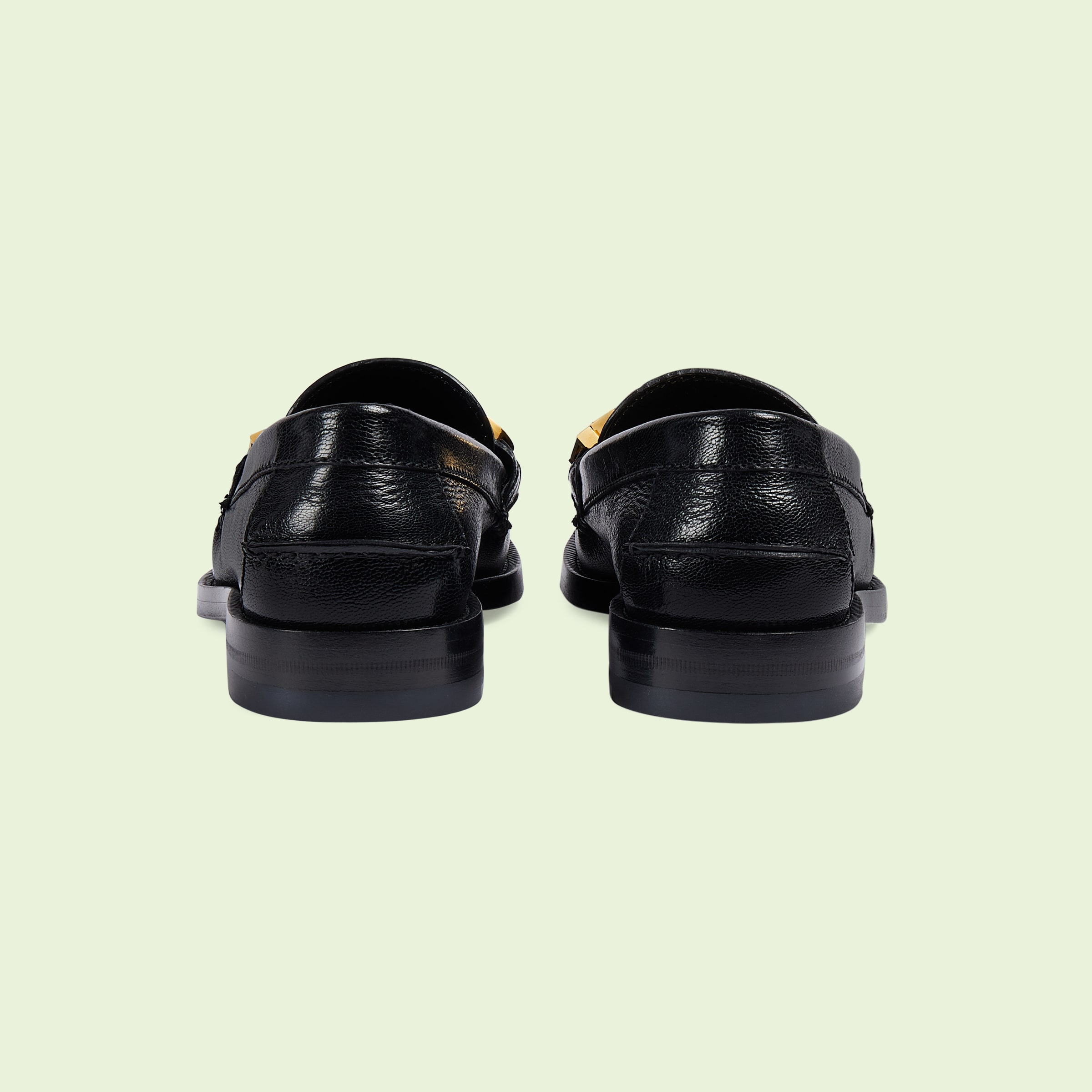 Women's Gucci leather loafer in black leather GUCCI® US