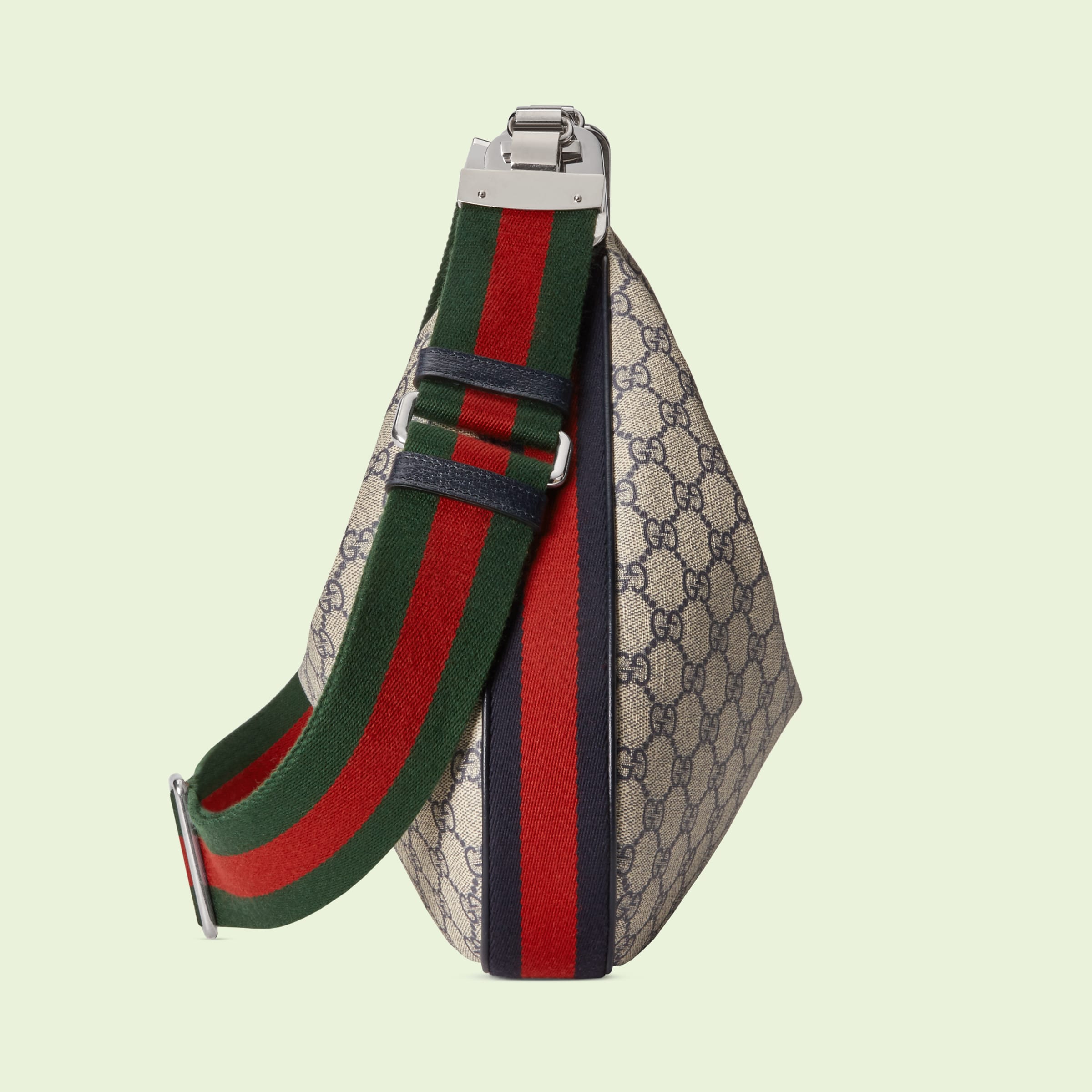 Gucci Attache large shoulder bag in beige and blue Supreme GUCCI® US
